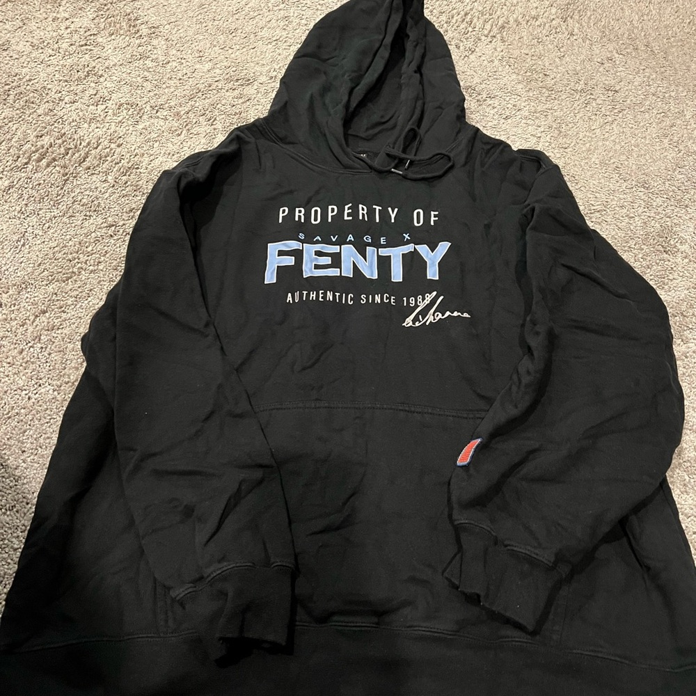 Savage X Fenty Black Graphic Hoodie
